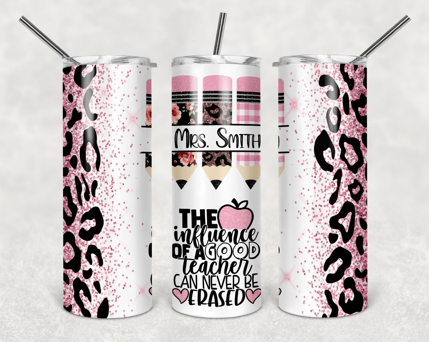 Influencer Leopard Print Tumbler