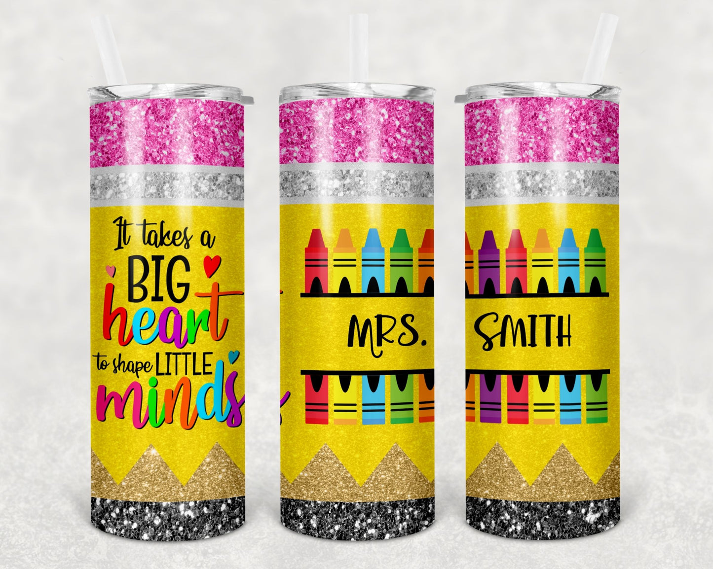 It Takes A Big Heart Teacher Tumbler